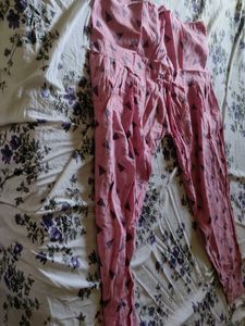 Pink Printed Palazzos