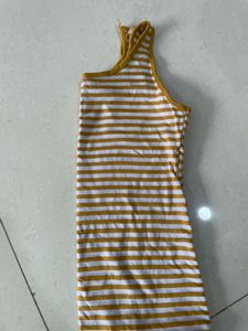 Outfit Combo Mustard Yellow Skirt With Free Top