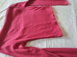 Hot Pink Rectangle Neck Crop Top🎀