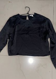 H&amp;M Black Casual And Formal Top