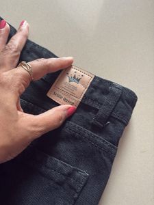 Black Ripped Wide Leg Jeans