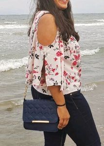 Navy Sling Bag