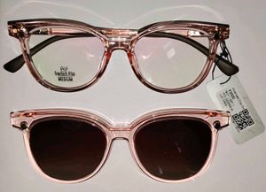 Lenskart Air Clip On Transparent Full Rim Round