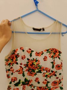 Ginger By Lifestyle Floral Print Flared Dress