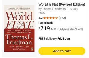 The World is Flat by Thomas Friedman