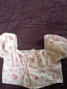 Floral Corset Top