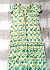Floral Print Kurta