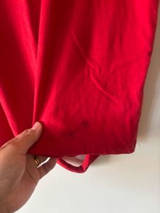 Red Sleeveless Top
