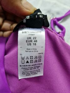 Purple Chain Detail Bikini Top