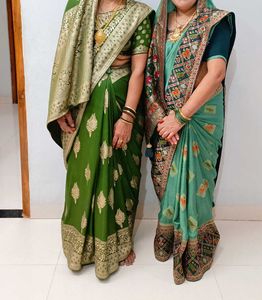 Beautiful Green Saree💚💚💚