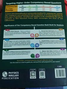 Pw Class 10 Competency Based Question Bank