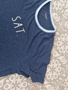 Blue &#39;SAT&#39; T-Shirt