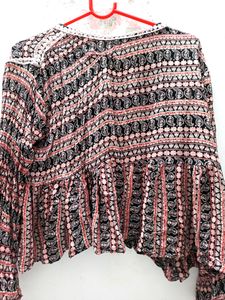 Printed Crop Top