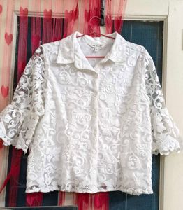 Pretty White Lace shirt