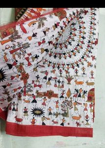 🌟 Gujrati Print Saree For Women🌟