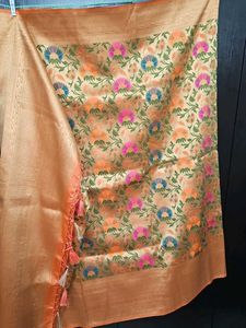 Floral Zari Saree