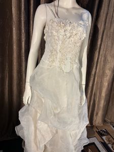 Elegant White Wedding Gown