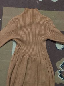 Ribbed Knit Midi Dress