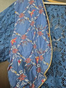 IMARA Blue Lace Top