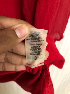 Elie Tahari Red Stylish Top