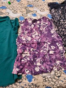 Combo Of 4 Daily Use Cotton Tops In Xl Size