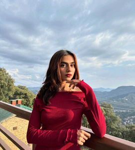 Red Assymetrical Top