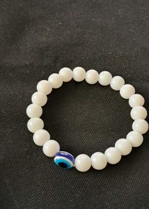Evil Eye Pearl Bracelet