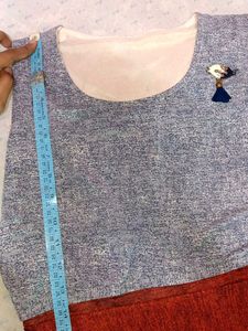 Elegant Two-Tone Dress