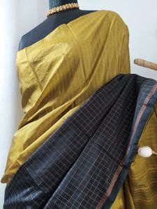 Elegant Silk Saree Double Colour
