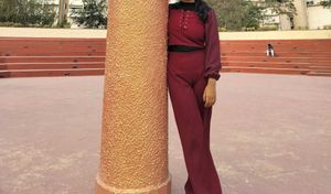 Maroon Two-Piece Set