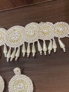 Pearl Choker &amp; Earring Set