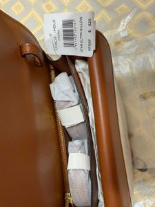 Coach Idol Canvas and Glovetanned Leather Shoulder