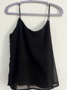 Black Shimmer Top