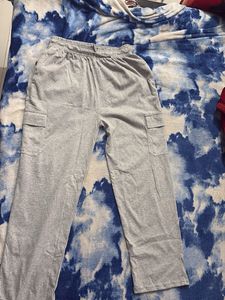 Gray Cargo Sweatpants