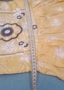 Yellow Embroidered Dress