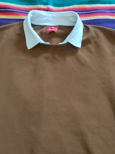 BROWN FULL T-SHIRT FOR MEN
