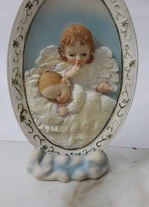 Angel and Baby Decorative Figurine