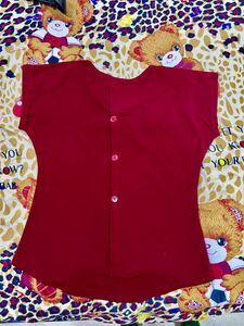 Maroon Top - Size S