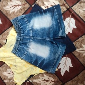 Baby girl top and shorts