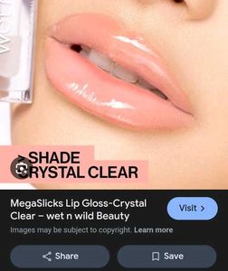 Wet &amp; Wild Megaslick Lip Gloss Crystal Clear