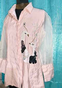 🎁Buy 2 Get 1 Free🎁Size M/L Peacock Top