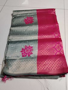 Elegant Silk Blend Saree