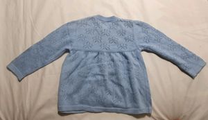 Imported Baby Girl Stylish Sweater.  Netted Woolen