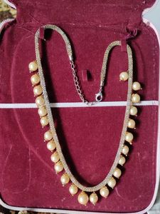 Evil Eye And Pearl Chain