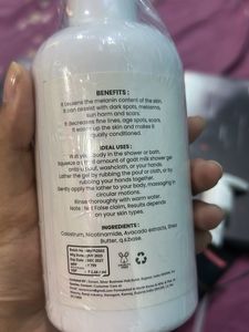 Bright Dr. Colostrum White Lotion body wash+ faces