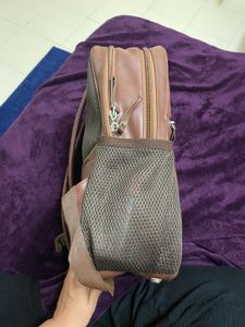 Brown Leather Backpack