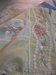 Like New Kota Doriya Suit With Embroidery  Duppata
