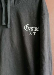 Black Premium Fleece Hoodie For Men ♻️