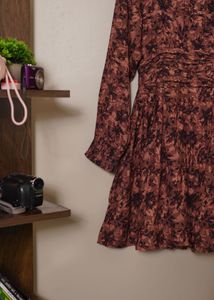 Floral Print Mini Dress