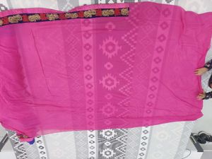 Rose Pink Saree